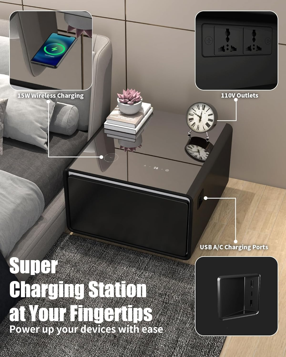 Nexus® - The 1st Smart AI Nighstand