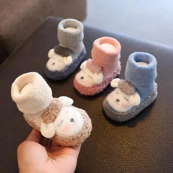 BabyPals® - Baby Cartoon Plush Cotton Toddler Shoes