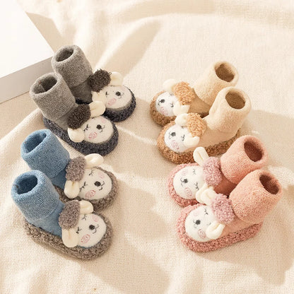 BabyPals® - Baby Cartoon Plush Cotton Toddler Shoes